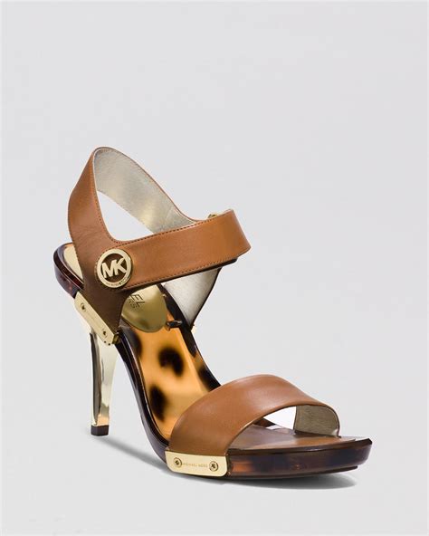 kors michael kors alexa high heel sandals|Michael Kors closed toe sandals.